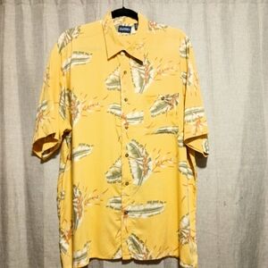 Puritan Yellow Casual Button Down Shirt‎